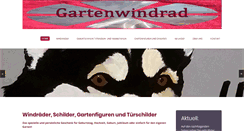 Desktop Screenshot of gartenwindrad.ch